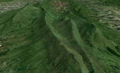 Valley and ridges photo